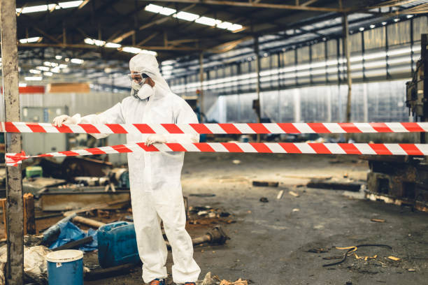 Professional Biohazard technician working in Colon, NE